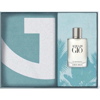Giorgio Armani Armani Acqua Di Gio Комплект (EDT 100ml + Towel) за Мъже