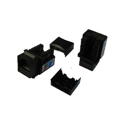 Keystone DATACOM pre konektor RJ-45, UTP, Cat.5e, (dual) mini čierny
