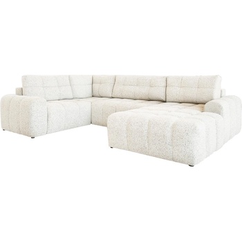 Miuform Кремав разтегателен модулен ъглов диван с място за съхранение (ляв ъгъл) Lulu - Miuform (2237PE03)