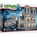 Wrebbit 3D puzzle Katedrála Notre-Dame 830 ks