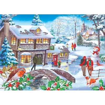 The House of Puzzles Zimná prechádzka 500 dielov