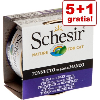 Schesir jelly kuře plátky & šunka 6 x 85 g