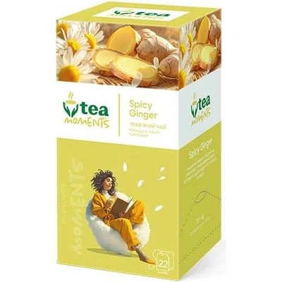 Tea Moments Čaj Spicy Ginger 22 sáčků
