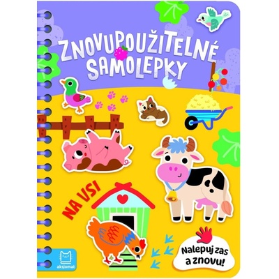 Opakovane použiteľné nálepky Na dedine