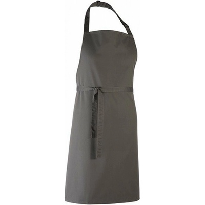 Premier Workwear Klasická zástěra šedá tmavá 72x86cm PW150
