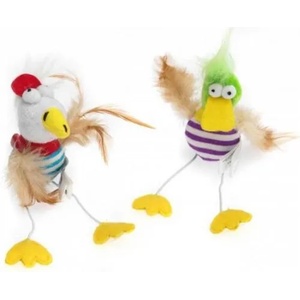 EBI Играчка за котки EBI Wanna Play Crazy Duck - Лудо Пате с котешка трева, шумоляща - 16см - EBI Белгия 402-437636