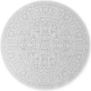 Hanse Home Кръгъл килим за открито и закрито в цвят слонова кост и сиво ø 160 cm Duet Kona - NORTHRUGS (106249-160)