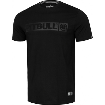 PitBull West Coast pánské triko All black hilltop 190 černé