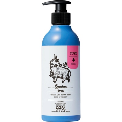 Yope Wood Guaiac Tree hydratační sprchový gel 400 ml