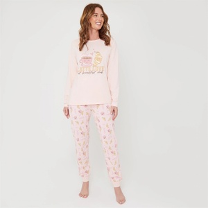 Miso Пижама Miso Women's Latte Short-Sleeve Pyjama Sets - Peach