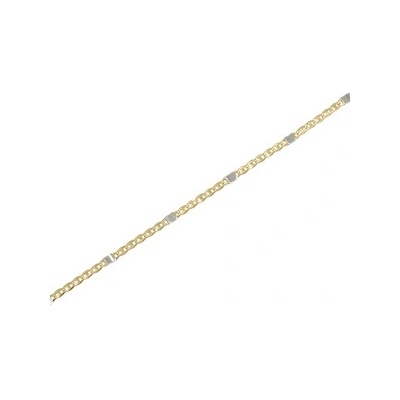 Pattic zlatý náramok bicolor BA550203-18