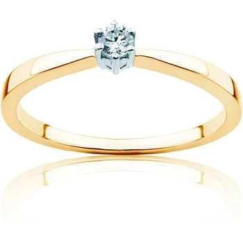 Image 1 of SAVICKI Годежен пръстен Triumph of Love: двуцветно злато, диамант