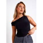 Missy Empire Super Soft Off The Shoulder Top - Black