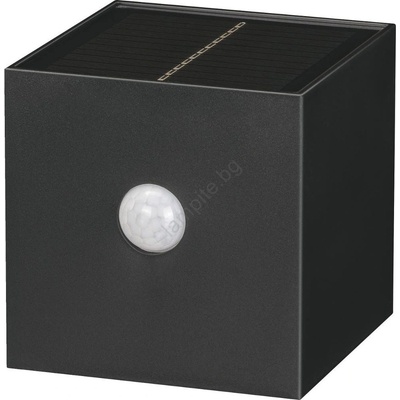 Retlux Retlux-LED Соларна стенна лампа със сензор LED/1W/3, 7V 1200 mAh IP44 черна (FT1237)