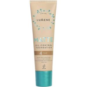 Lumene Дълготраен фон дьо тен Matte Oil Control, 04 Tan, SPF20, 30 ml - ozone