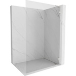 Mexen Lunar L душекран стена Walk-in дясна 70 x 200 cm, прозрачно 8 mm, четкан никел - 830L-070-000-97-00-P (830L-070-000-97-00-P)
