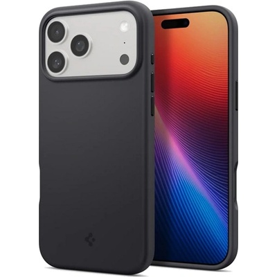 Spigen iPhone 17 Pro SPIGEN SILICONE FIT MAG Силиконов удароустойчив протектор за телефон, MagSafe, черен ACS09955 (ACS09955)