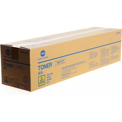 Konica Minolta Тонер касета за Konica Minolta bizhub Pro C750/C650 Series - Toner - TN711Y (TN-711Y) / A3VU250 - Yellow - PN A3VU250 (A3VU250)