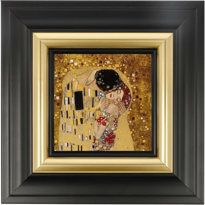 Goebel Gustav Klimt Polibek - talíř/obraz 18,5 cm