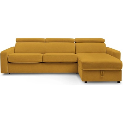 Bobochic Разтегателен ъглов диван в цвят горчица (променлив) Monaco - Bobochic Paris (WT-LUZZ-NRPU-W_1 P1243 N.CZ)
