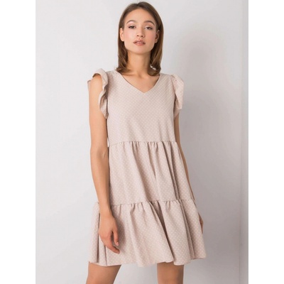 Dámske šaty prešívaním WN-SK-703.77 beige