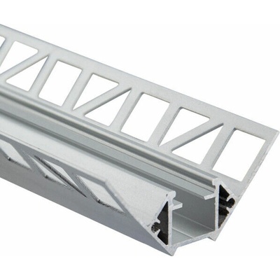 ML-761.331.05.2 Hliníkový profil pro obklady a dlažbu DF 61x24 mm včetně mléčného difuzoru 2 m