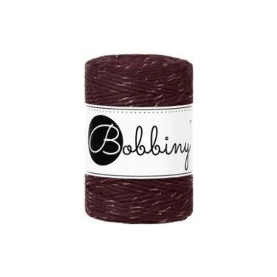 Bobbiny Macrame Baby 1,5 mm - golden burgundy