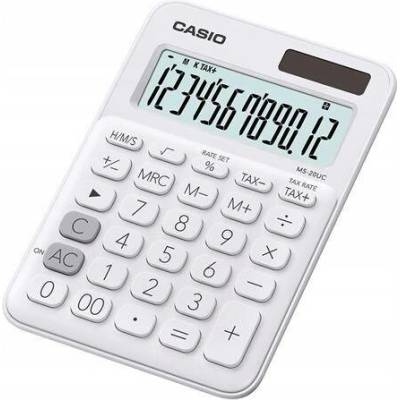 Casio Kancelářská kalkulačka MS-20UC-WE-B