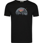 GreenBomb Мъжка тениска GreenBomb Peak Circle Guide T-shirt - Black (217-0589-0113)
