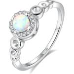 Silenti Jewelry Сребърен пръстен "Тръпка" - Тъмен , 5 - 49мм (15.6мм диам. )