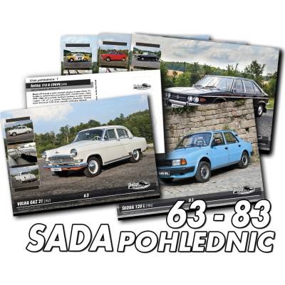 Sada pohlednic č. 63 - 83