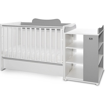 Lorelli Трансформиращо се легло 190/82 Lorelli - Multi, Бяло/Stone Grey (10150570041A)