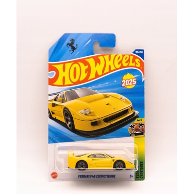 Mattel Hot Wheels Ferrari F40 Žlutá