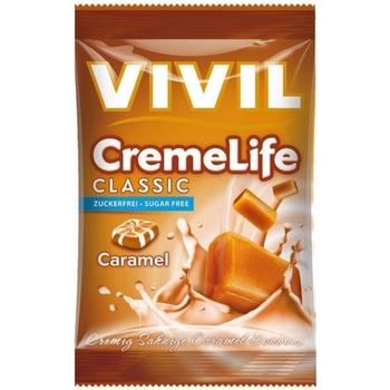 VIVIL Creme life karamel cukríky bez cukru 110 g