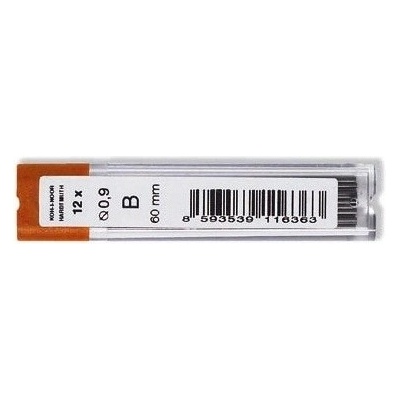 KOH-I-NOOR Tuha graf.polymerní 0,9 B 12 ks etue 417200B006PK