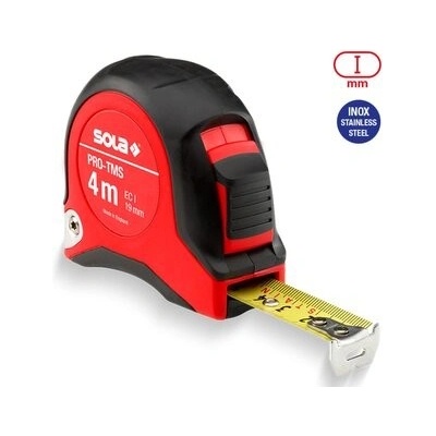 Sola Svinovací metr 19mm/4m PRO-TMS 4