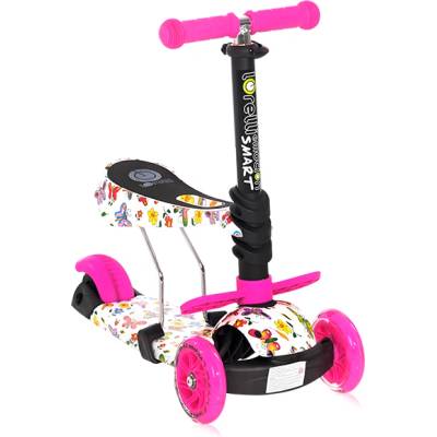 Lorelli ТРОТИНЕТКА smart pink butterfly (6894)