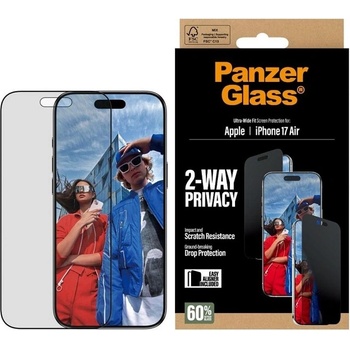 Panzer Стъклен протектор PanzerGlass - Privacy, iPhone 17 Air, прозрачен (5715685025723)