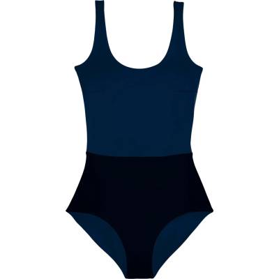 MYMARINI Дамски бански костюм MYMARINI Women's Plainbody Swimsuit - Black / Navy (150-5876-0111)