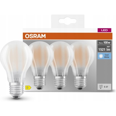 Osram LED žárovky E27 11 W 3 ks