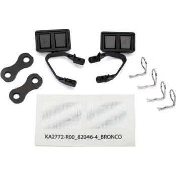 Traxxas странични огледала черни (чифт)