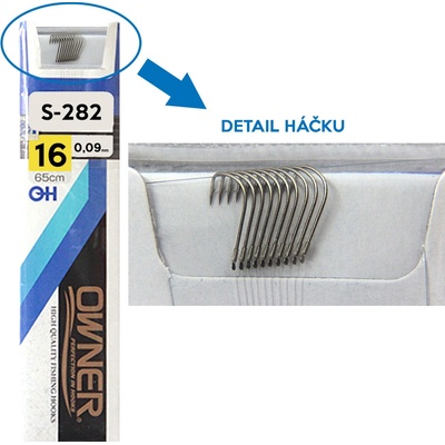 OWNER Návazce na plavanou S-282 vel.16 0,09mm 65cm