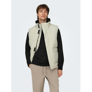 Only & sons Светлосиво мъжко ватирано яке ONLY & SONS Carl ONLY & SONS | Siv | МЪЖЕ | M