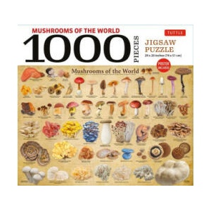 Vintage Botanical Mushrooms - 1000 Piece Jigsaw Puzzle: Finished Puzzle Size 29 X 20 Inch (74 X 51 CM); A3 Sized Poster | Tuttle Studio (ISBN: 9780804856768)