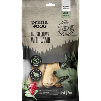 PrimaDog Rough Chews Lamb-Cranberry L 13,5 cm 140 g