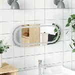 vidaXL LED огледало за баня, 50x20 см, овално (353282)
