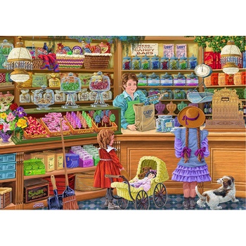 Image 1 of Wooden City - Puzzle Candy Adventures wooden - 200 piese