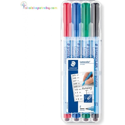 Staedtler Lumocolor 305F 4 farby