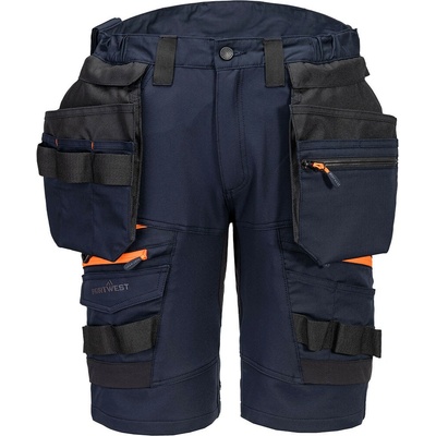 Portwest DX444 DX4 šortky s odnímateľným vreckom Navy