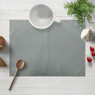 Biante Sametové prostírání Velvet Premium SVP-046 Světle šedé 35x45 cm
